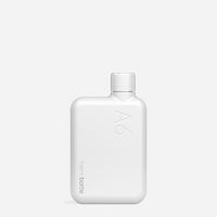 A6 memobottle (Stainless Steel) - White