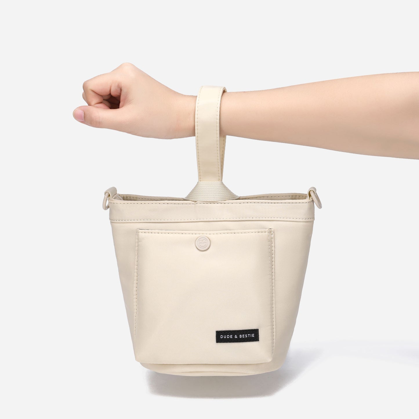 Dude & Bestie Age Bucket Bag (Cream)