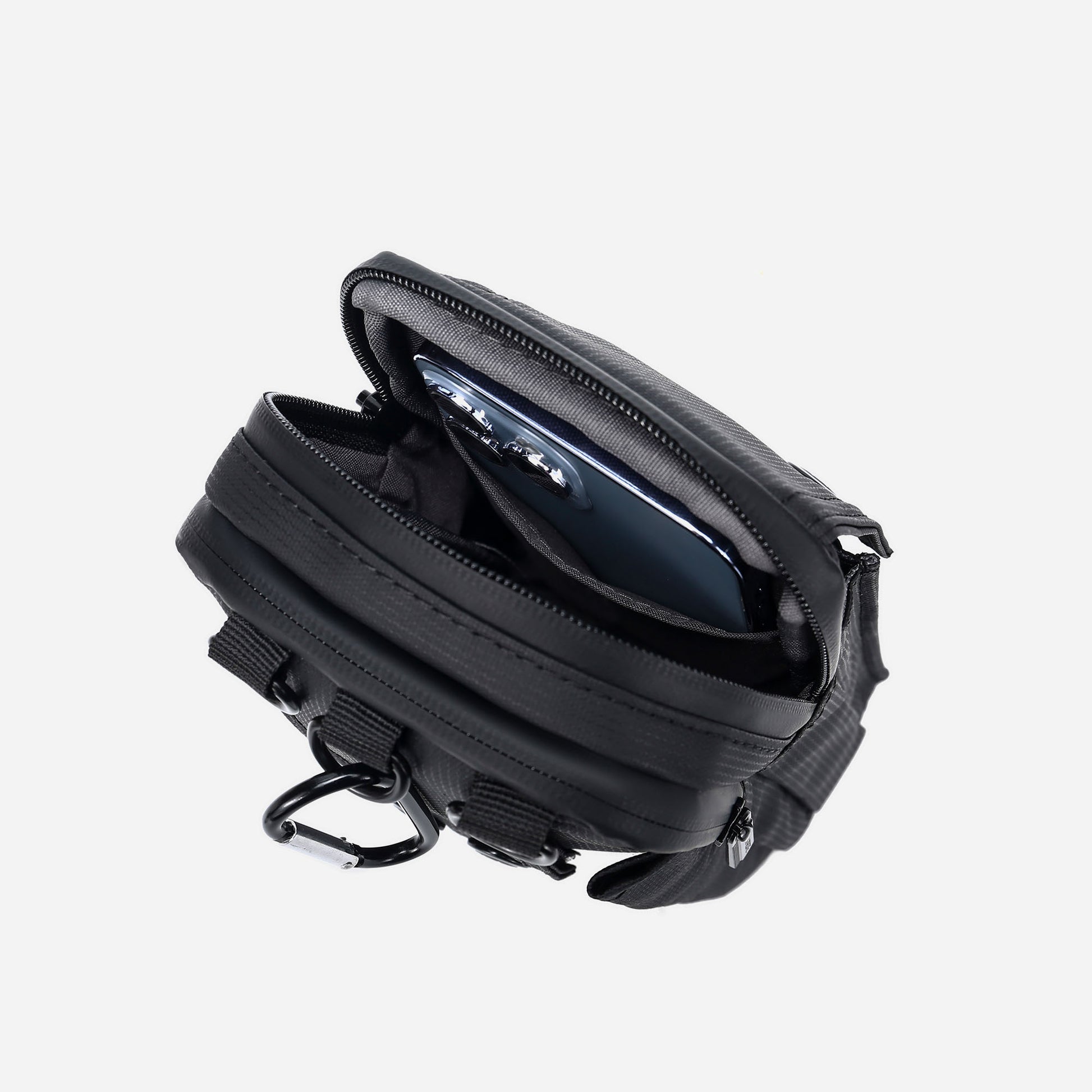 Darter Crossbody Bag (Matt Black)
