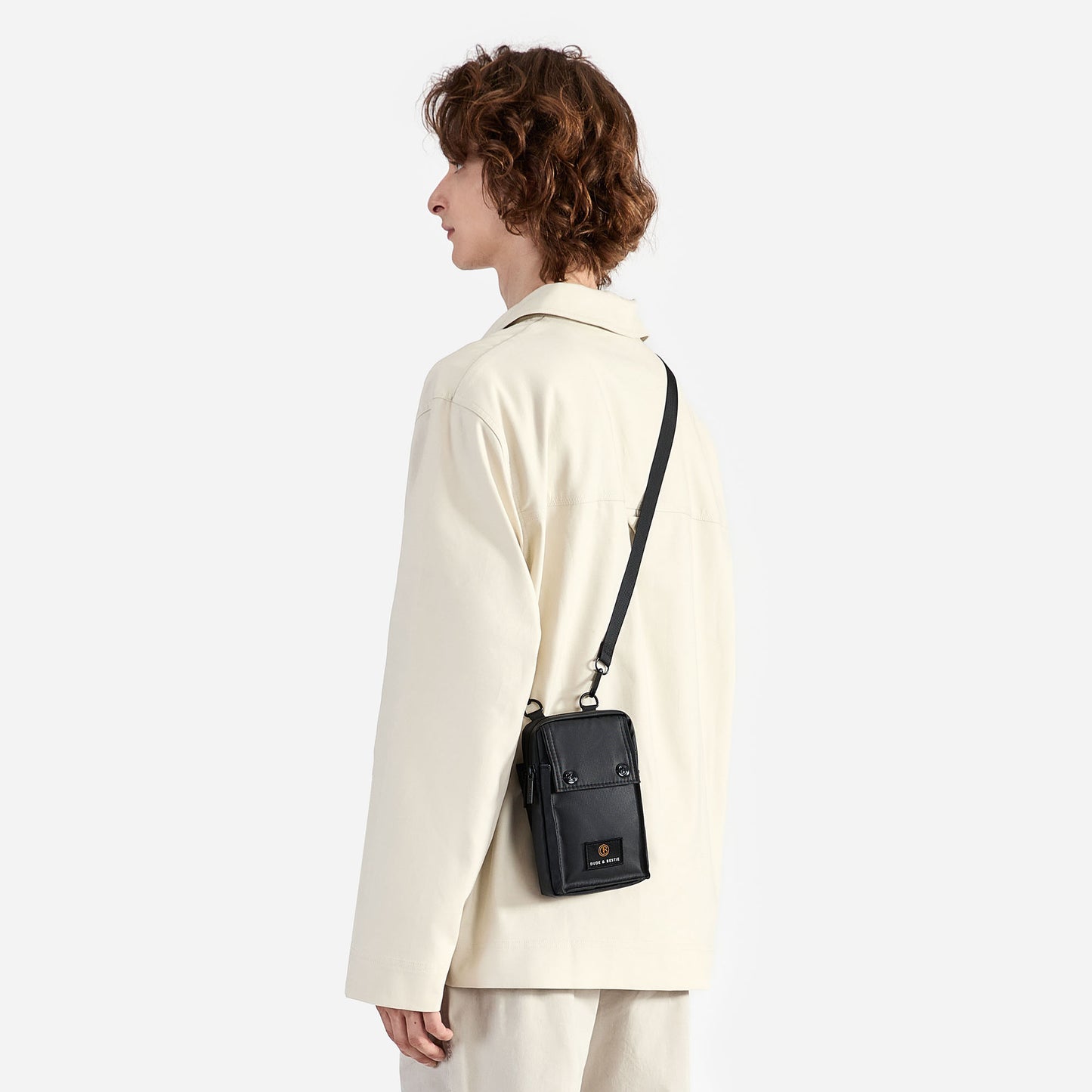 Darter Crossbody Bag (Matt Black)