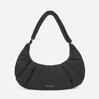 Puff Croissant Bag (Black)