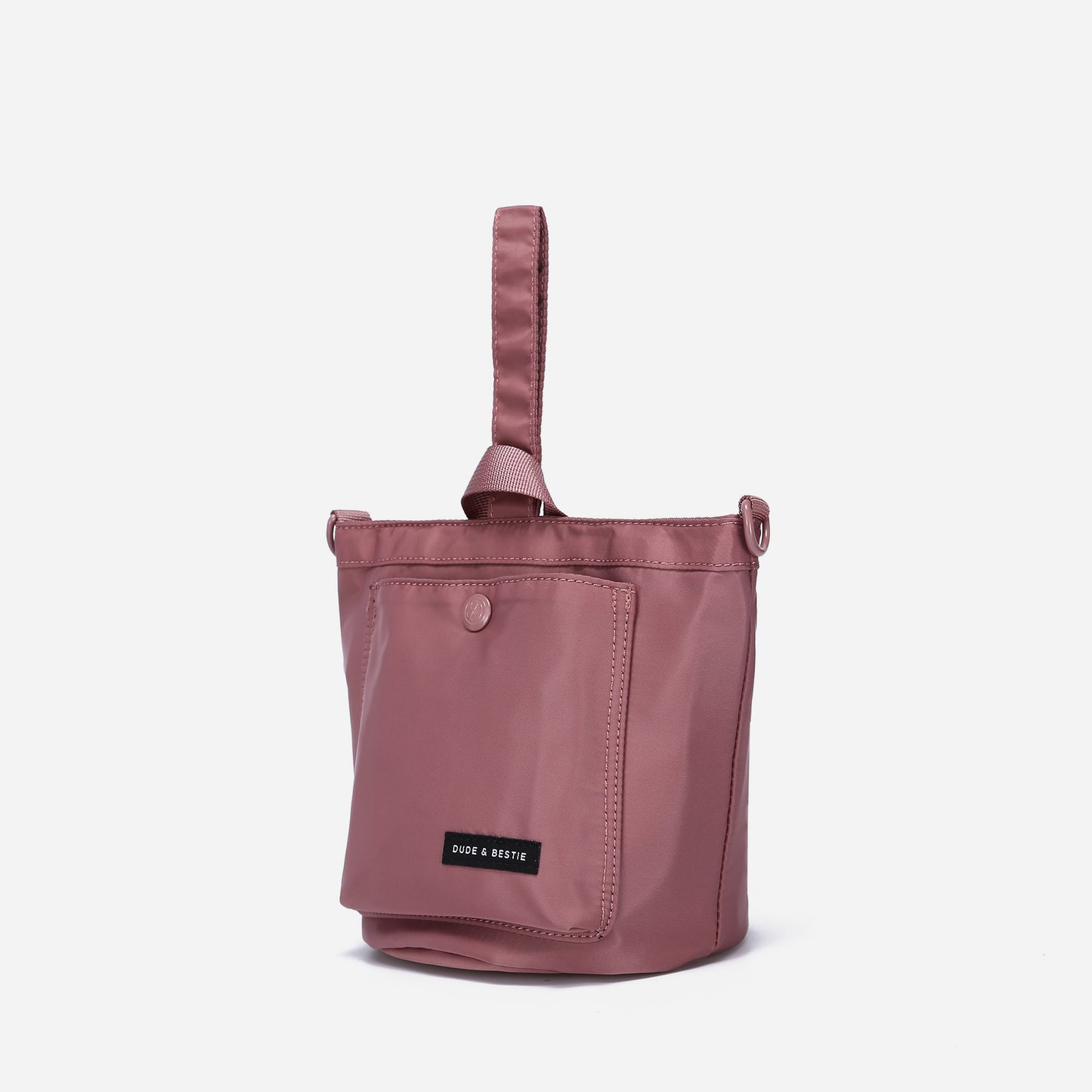 Dude & Bestie Age Bucket Bag - Dusty Pink