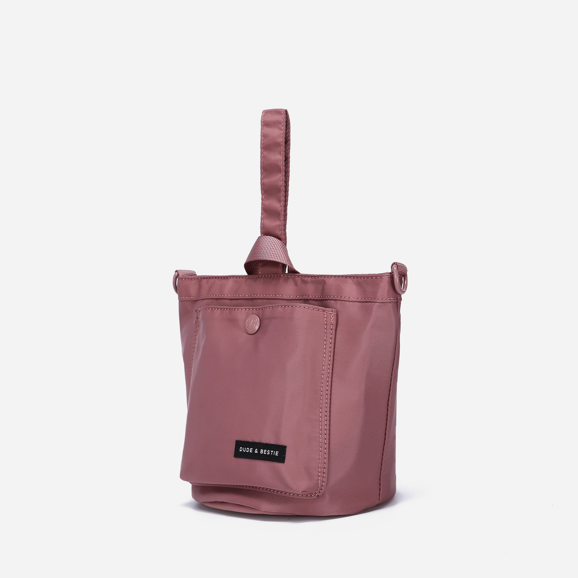 Dude & Bestie Age Bucket Bag - Dusty Pink
