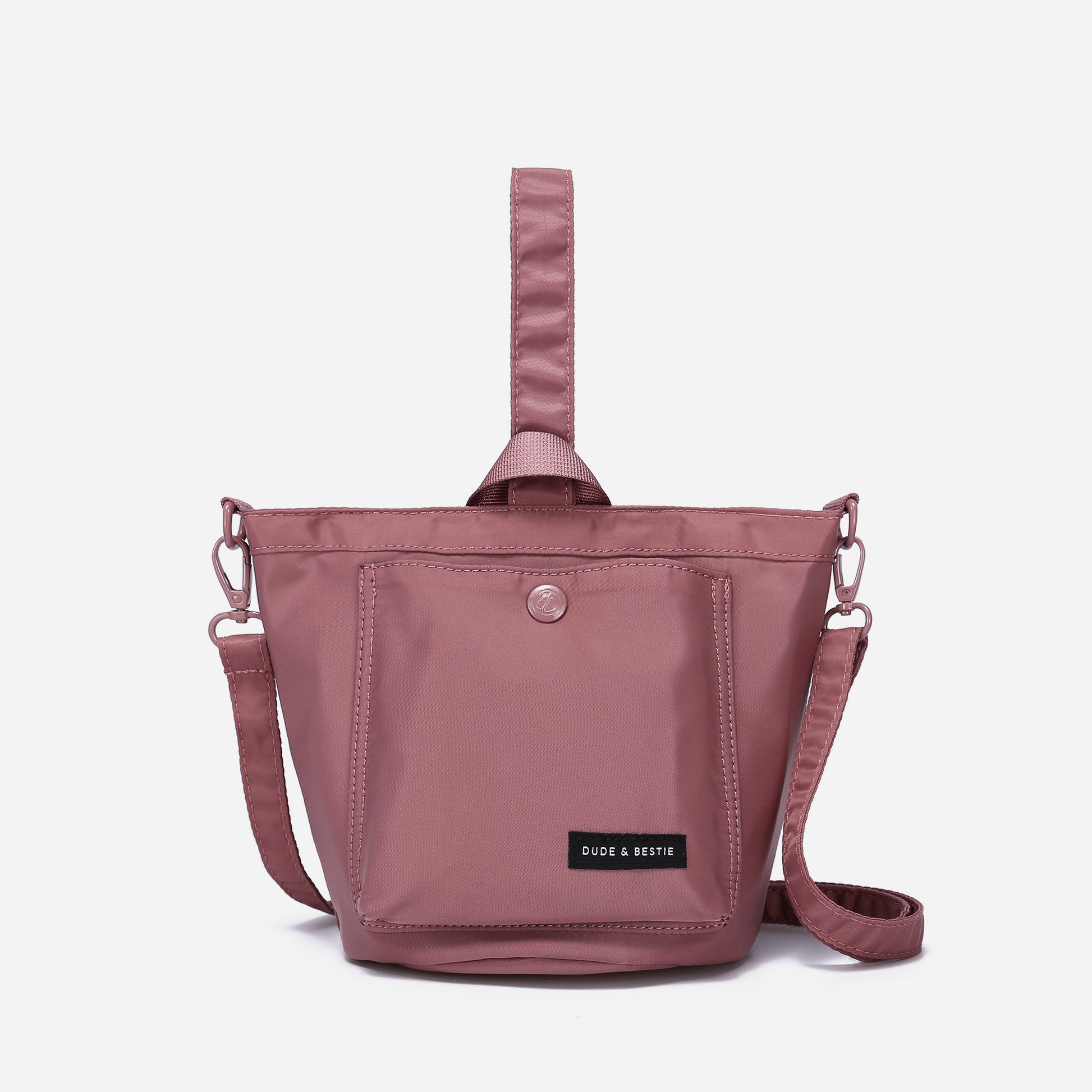 Dude & Bestie Age Bucket Bag - Dusty Pink