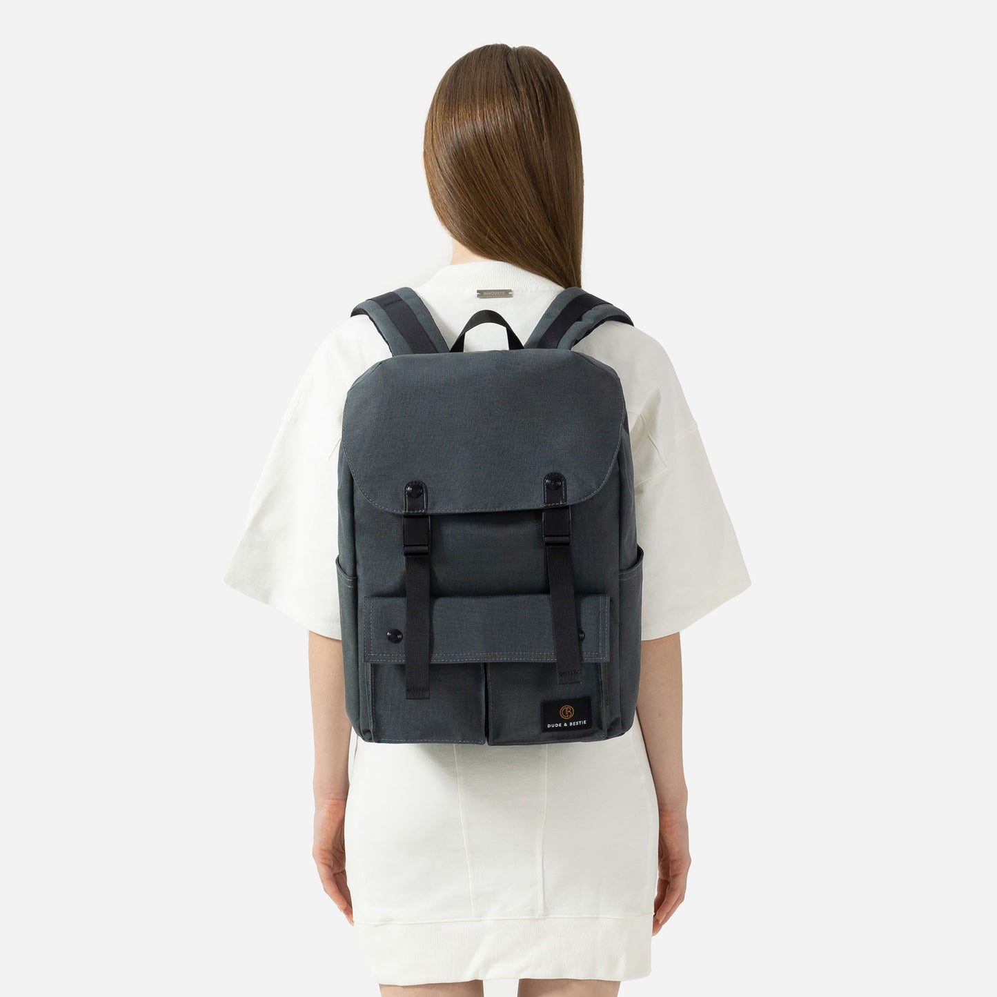 Dude & Bestie Little Predator Backpack - Dark Slate Grey