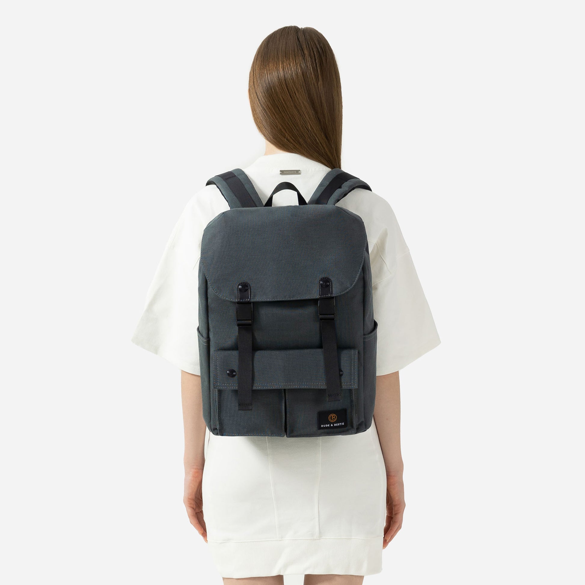 Dude & Bestie Little Predator Backpack - Dark Slate Grey