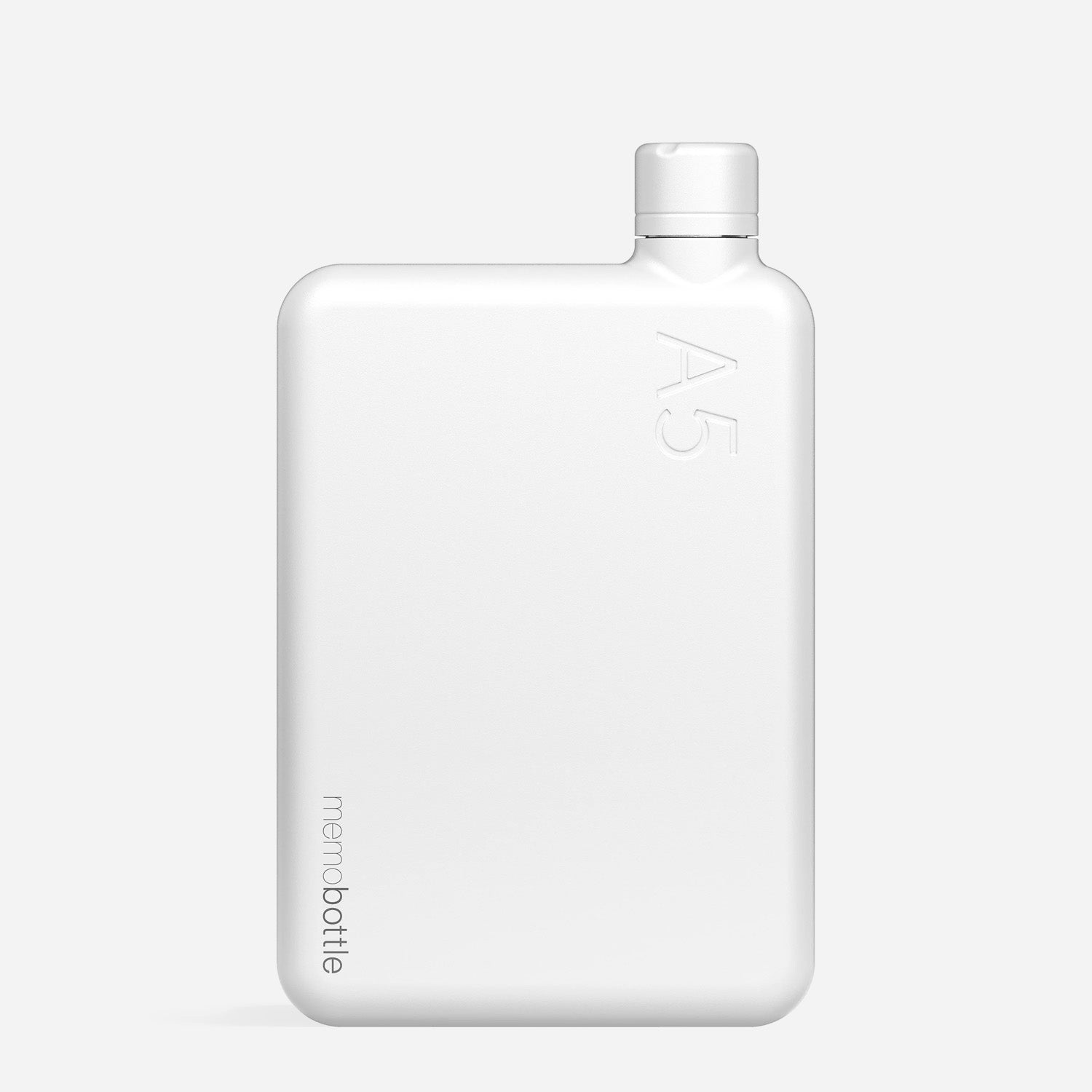 Dude & Bestie 客製化圖案印製 Memobottle A5 不鏽鋼水樽 Snow White 雪地白