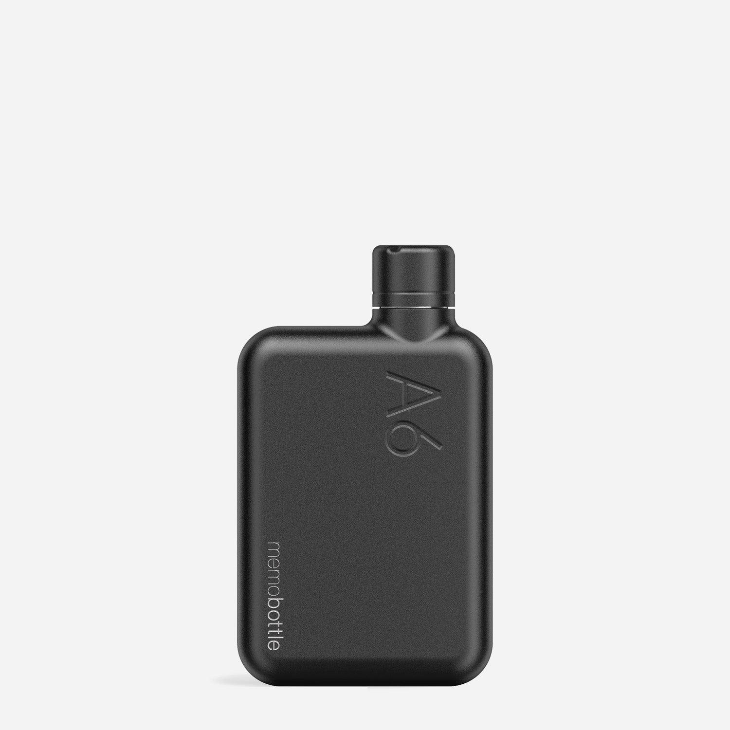 Dude & Bestie 客製化 A6 Memobottle 不鏽鋼水樽 Midnight Black 消光黑質感