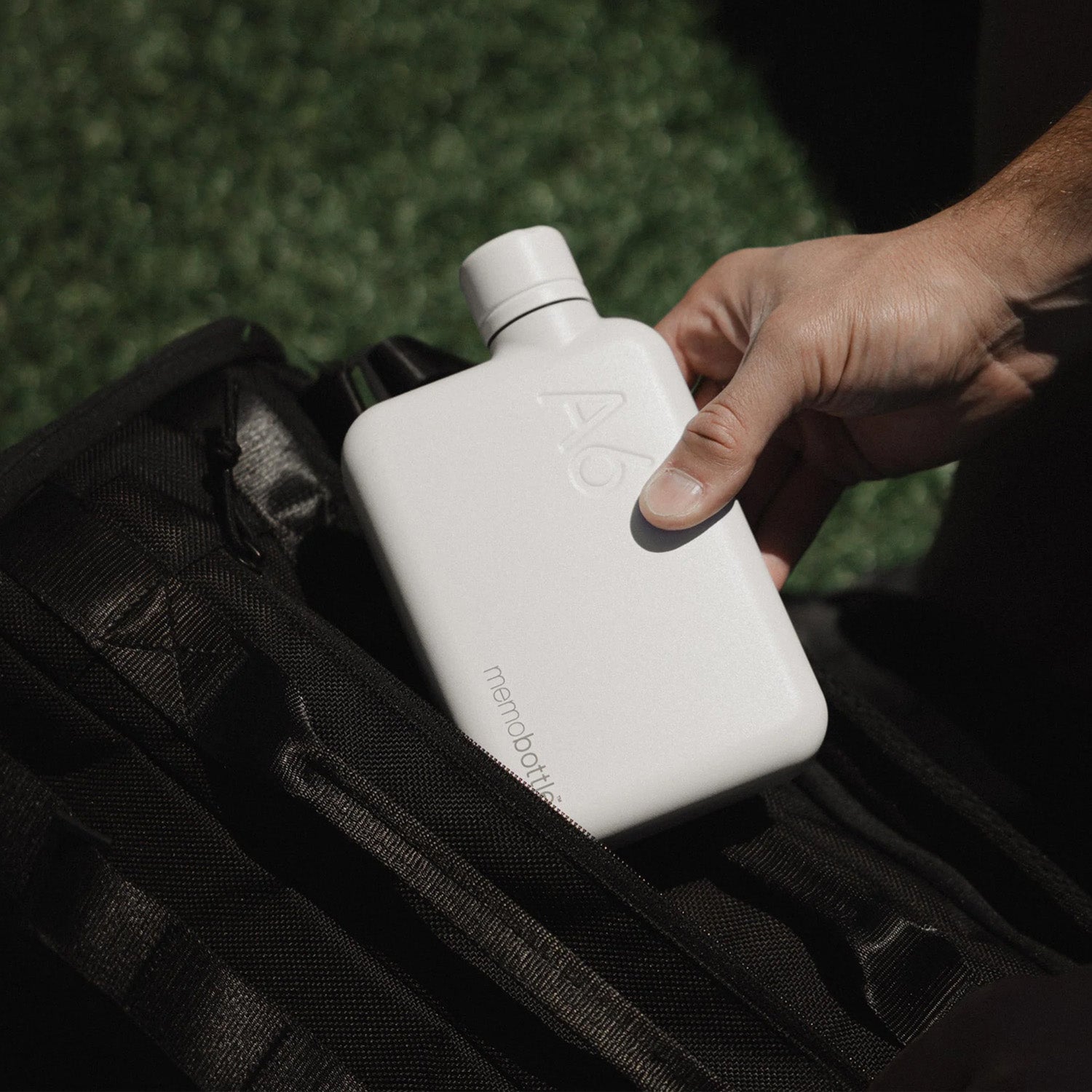 Dude & Bestie 客製化 Memobottle A6 不鏽鋼水樽 Snow White 雪地白極簡設計