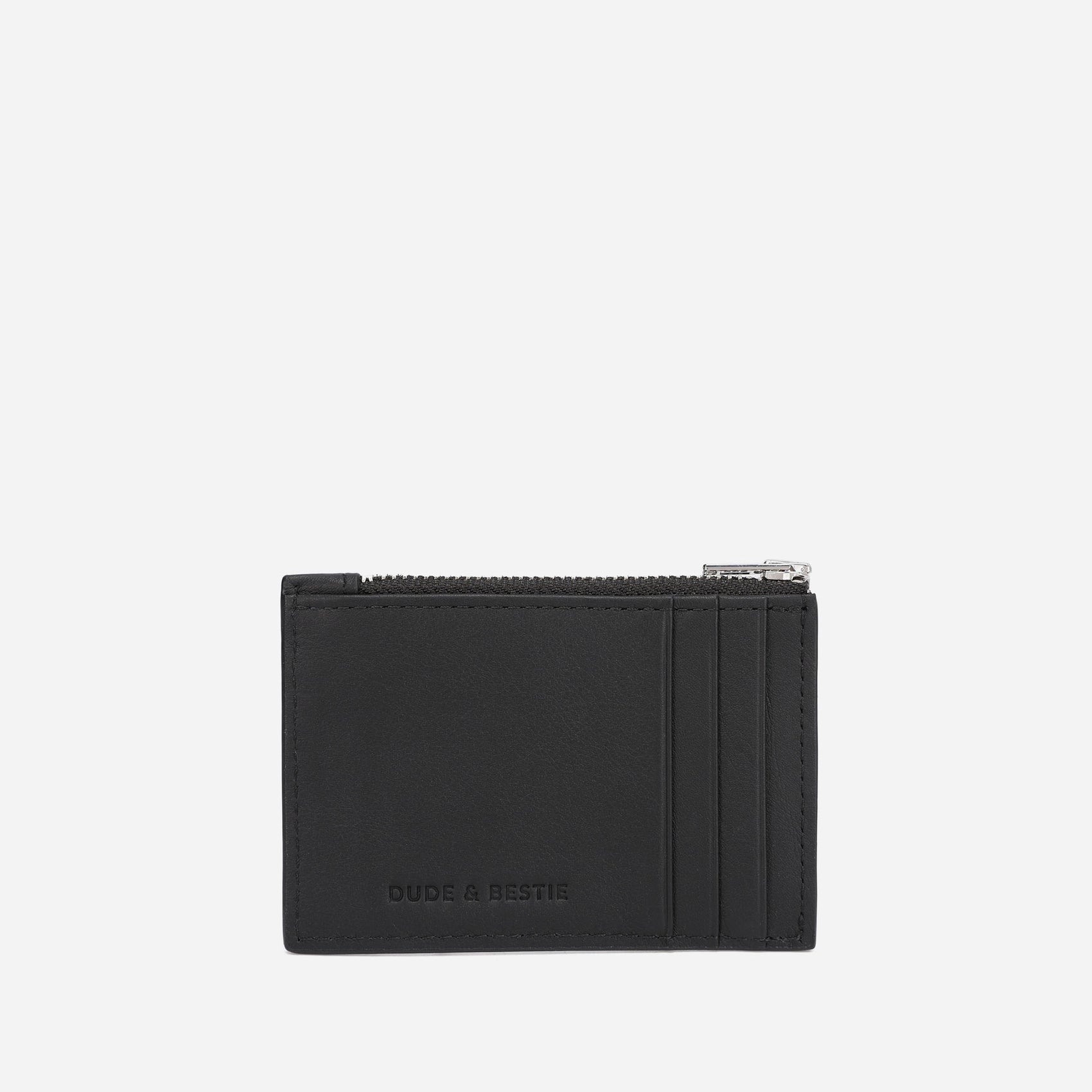 Zipped Card Holder (Black)