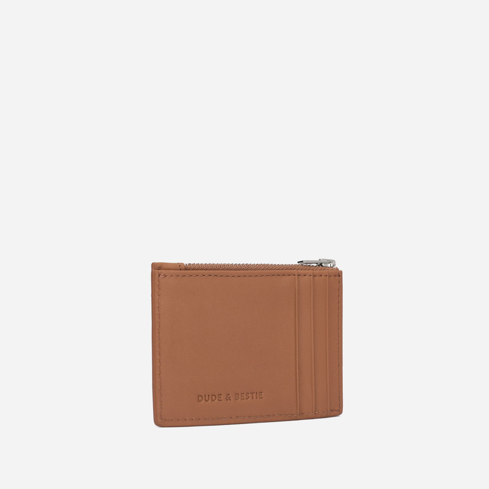 Zipped Card Holder (Gold Brown)