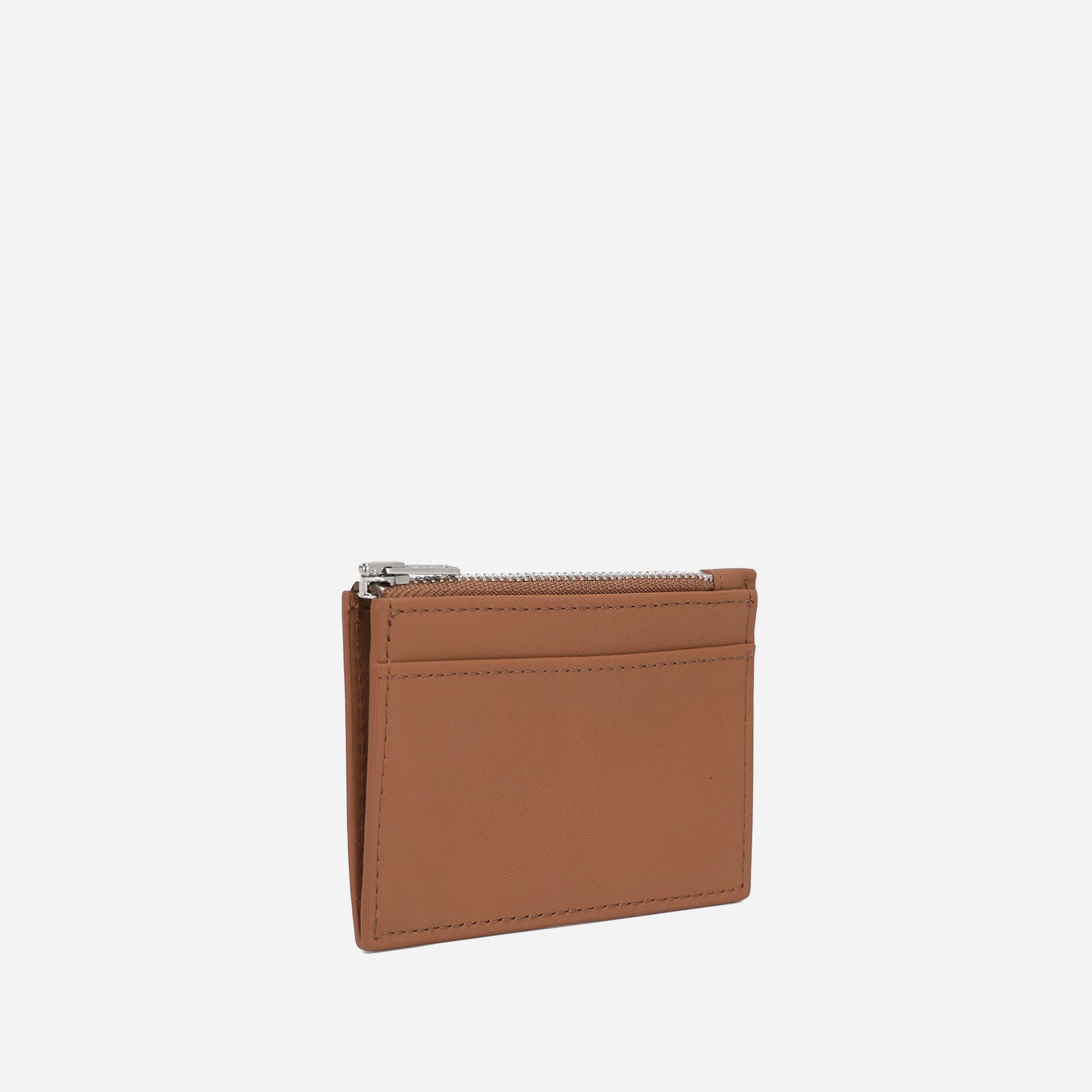 Zipped Card Holder (Gold Brown)