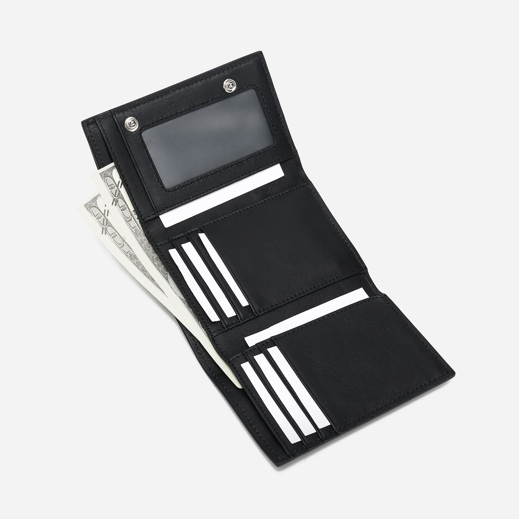 Tri-fold Wallet (Black)
