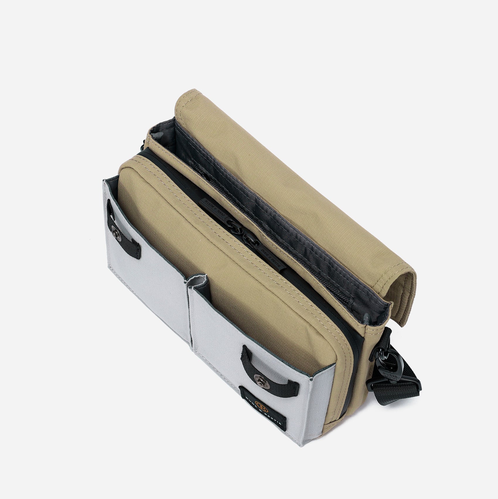 Wander Crossbody Bag (Khaki/Light Gray)