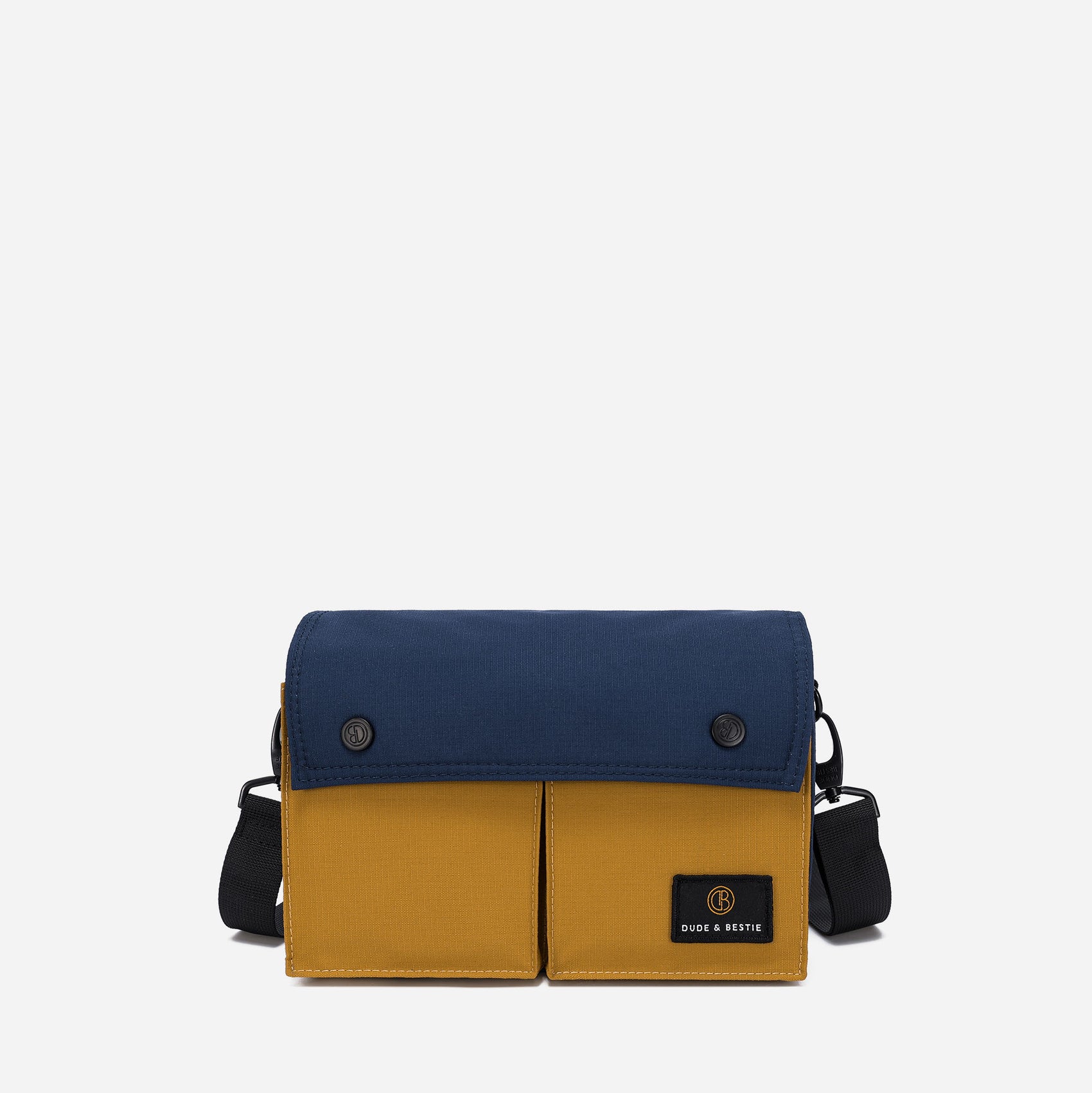Wander Crossbody Bag (Navy/Orange)
