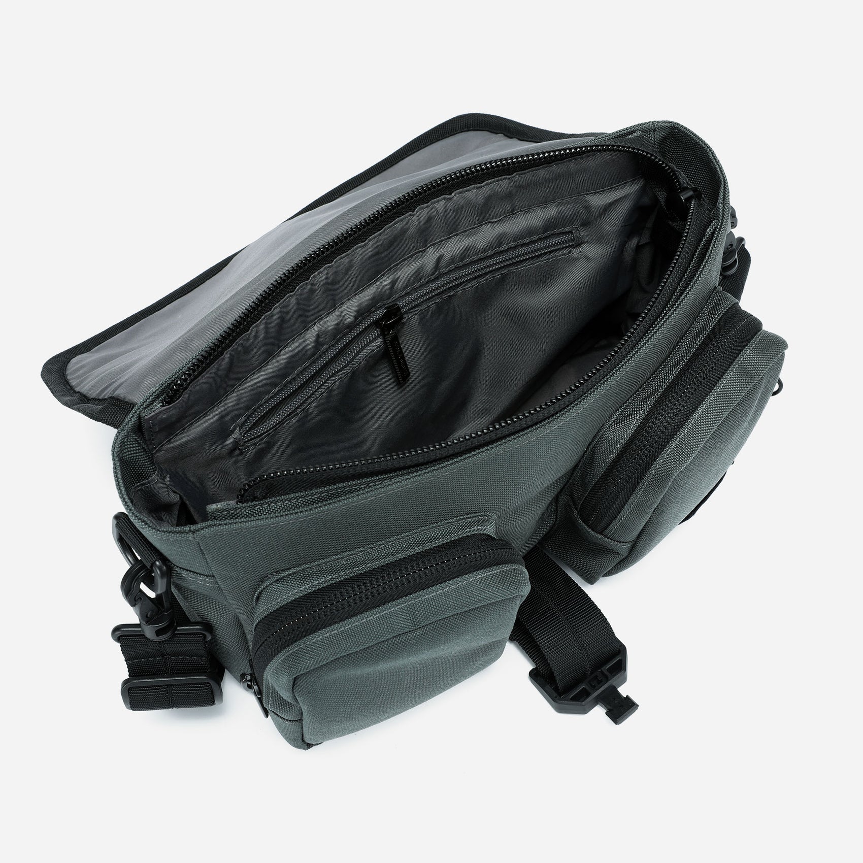 Tank Crossbody Bag (Gray)