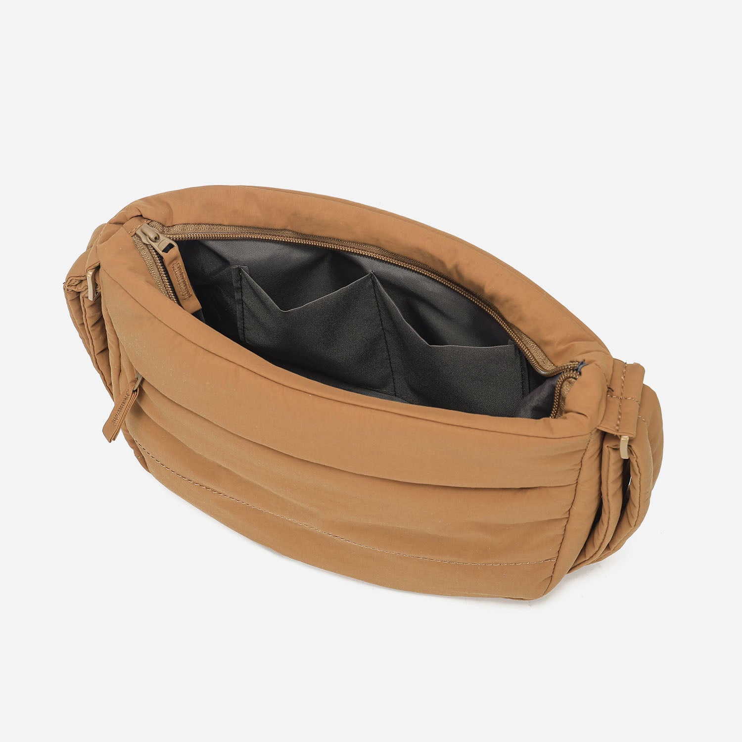 Dude & Bestie - Puff Crossbody Bag (Brown)