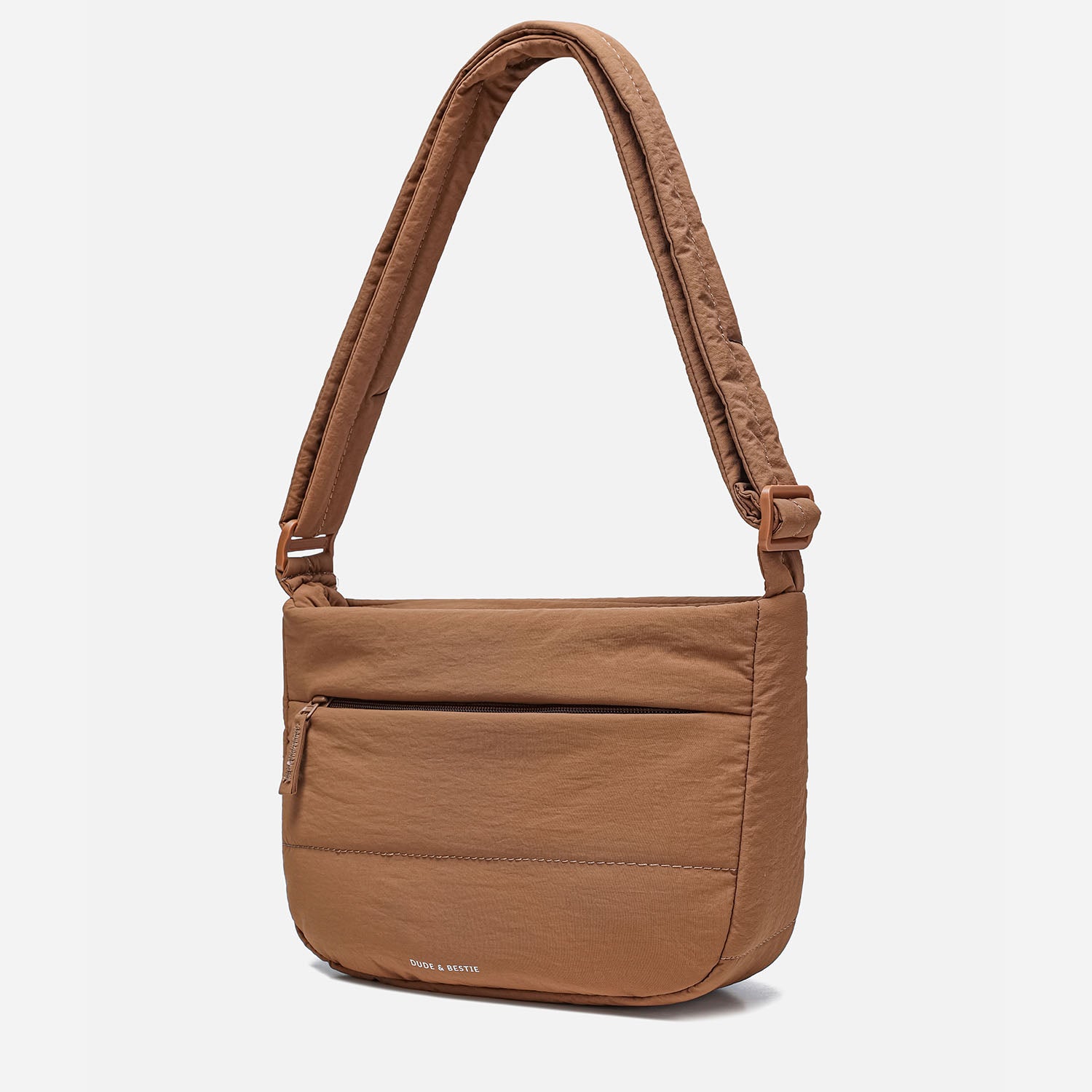 Dude & Bestie - Puff Crossbody Bag (Mocha Brown)