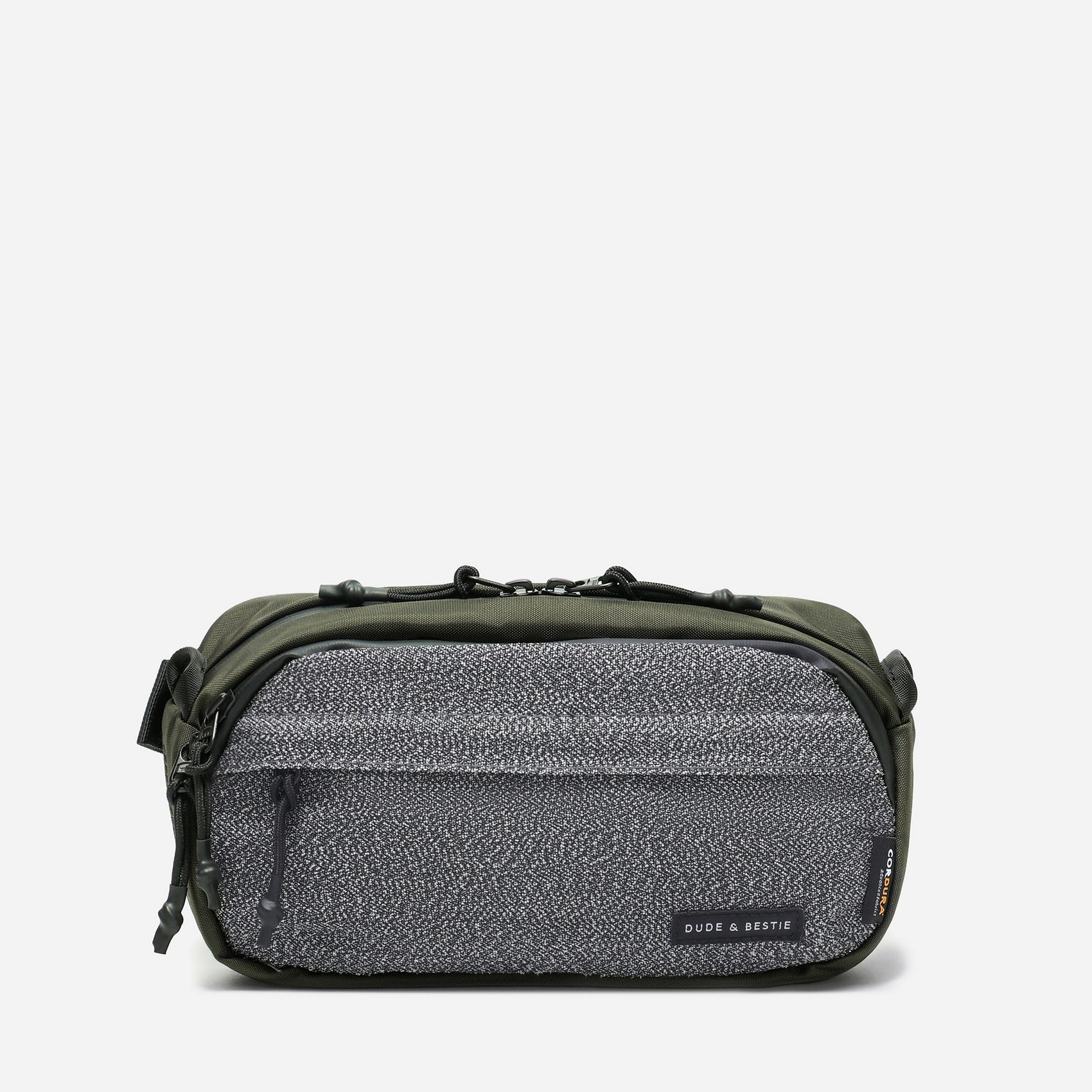 Anti-Theft Slash-Proof RFID Guard Sling Bag - Green Color