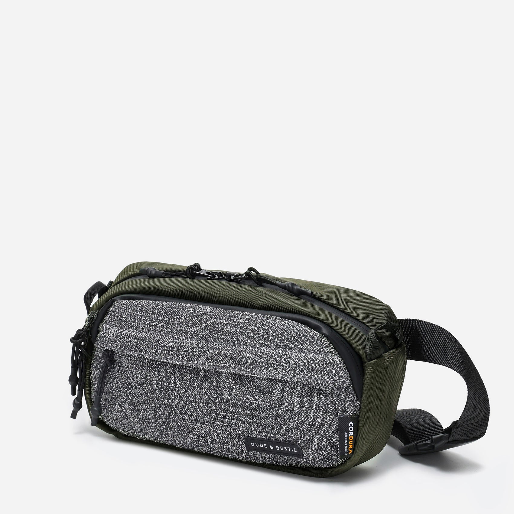 Anti-Theft Slash-Proof RFID Guard Sling Bag - Green Color
