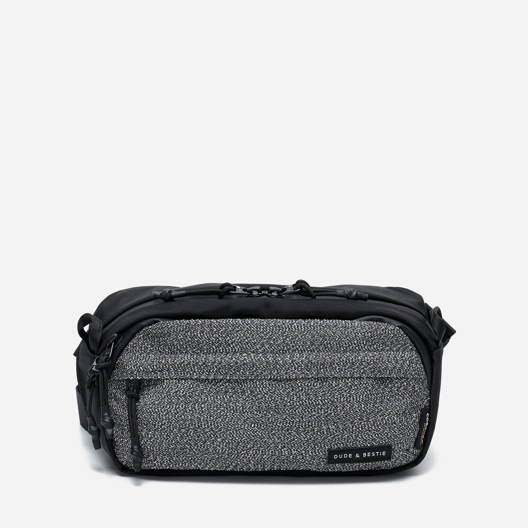 Anti-Theft Slash-Proof RFID Guard Sling Bag - Black Color