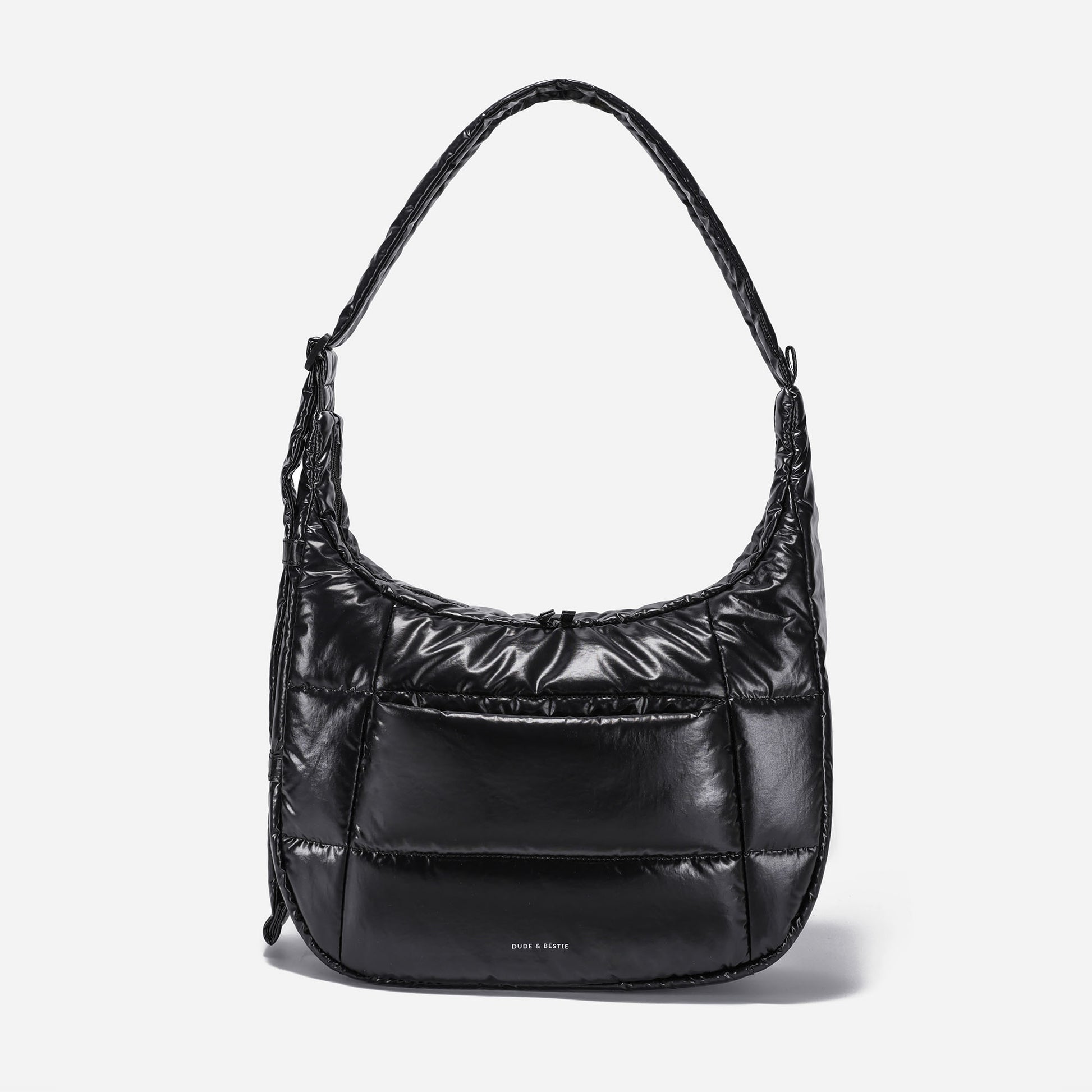 Hobo Puff Bag Polish (Black)