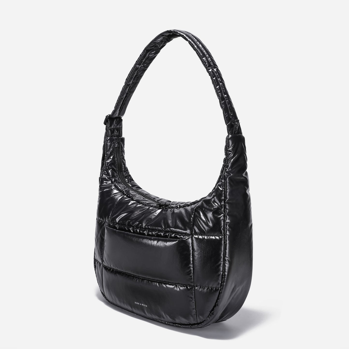 Hobo Puff Bag Polish (Black)