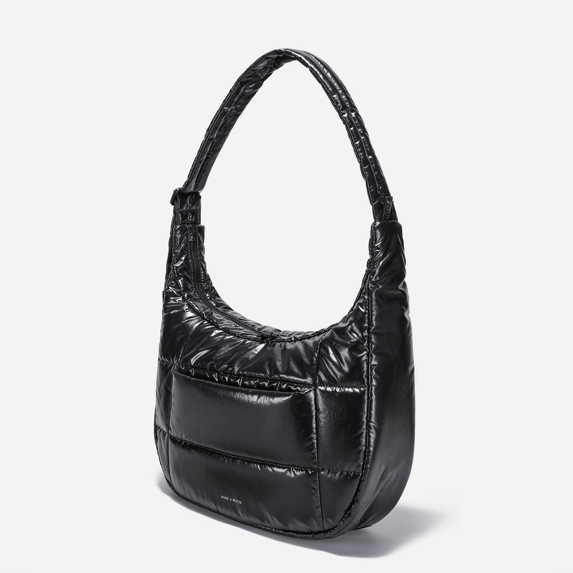 Hobo Puff Bag Polish (Black)