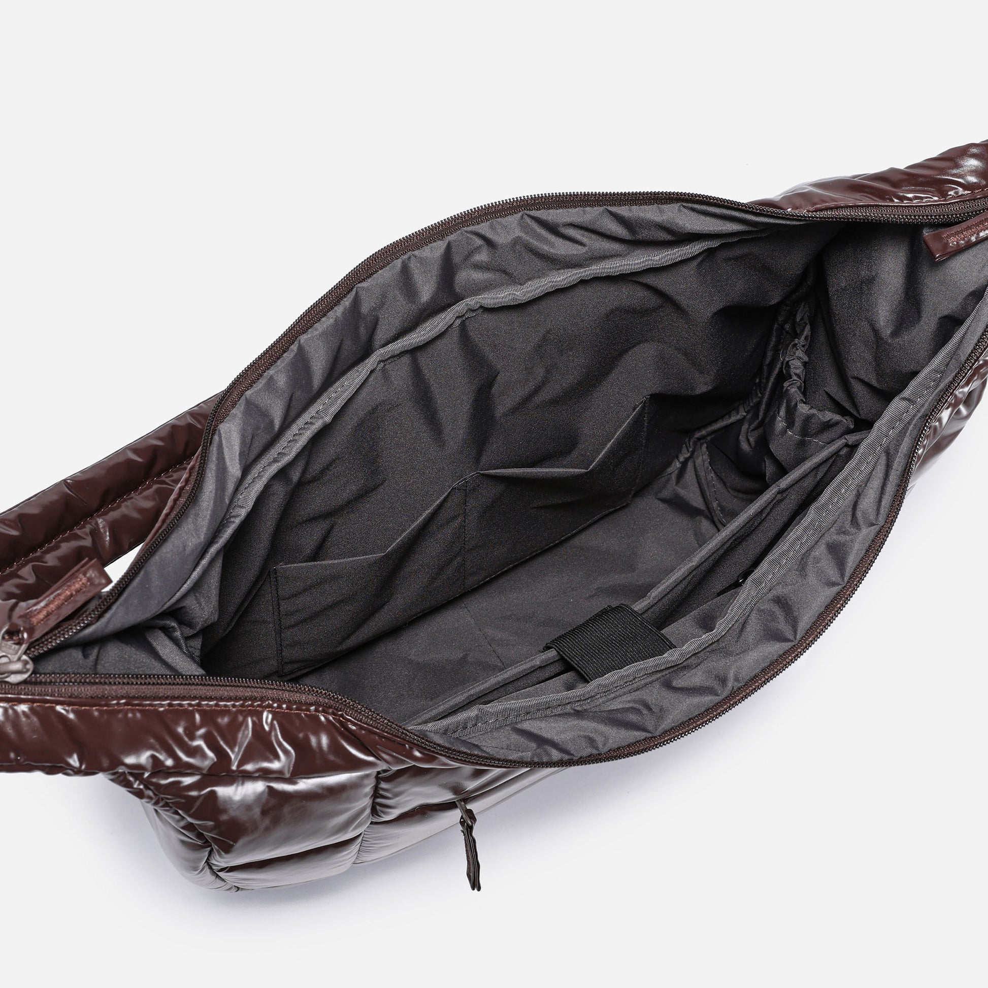 Hobo Puff Bag Polish (Brown)