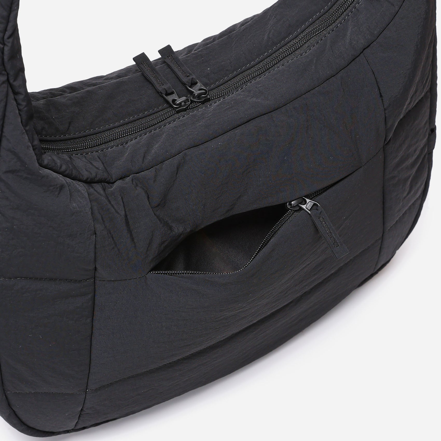 Puff Hobo Bag Crossbody Bags Dude & Bestie (Black)