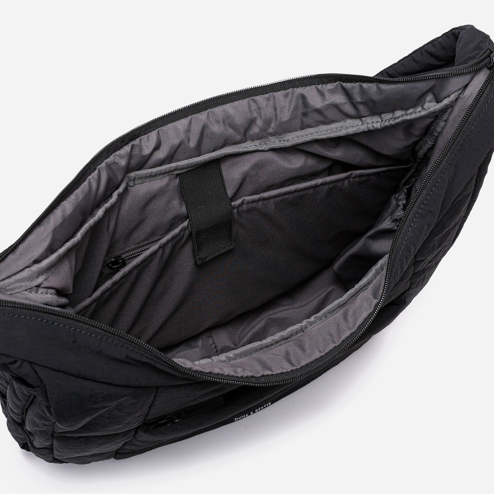 Puff Hobo Bag Crossbody Bags Dude & Bestie (Black)