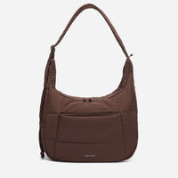 Puff Hobo Bag Crossbody Bags Dude & Bestie (Choco Brown)