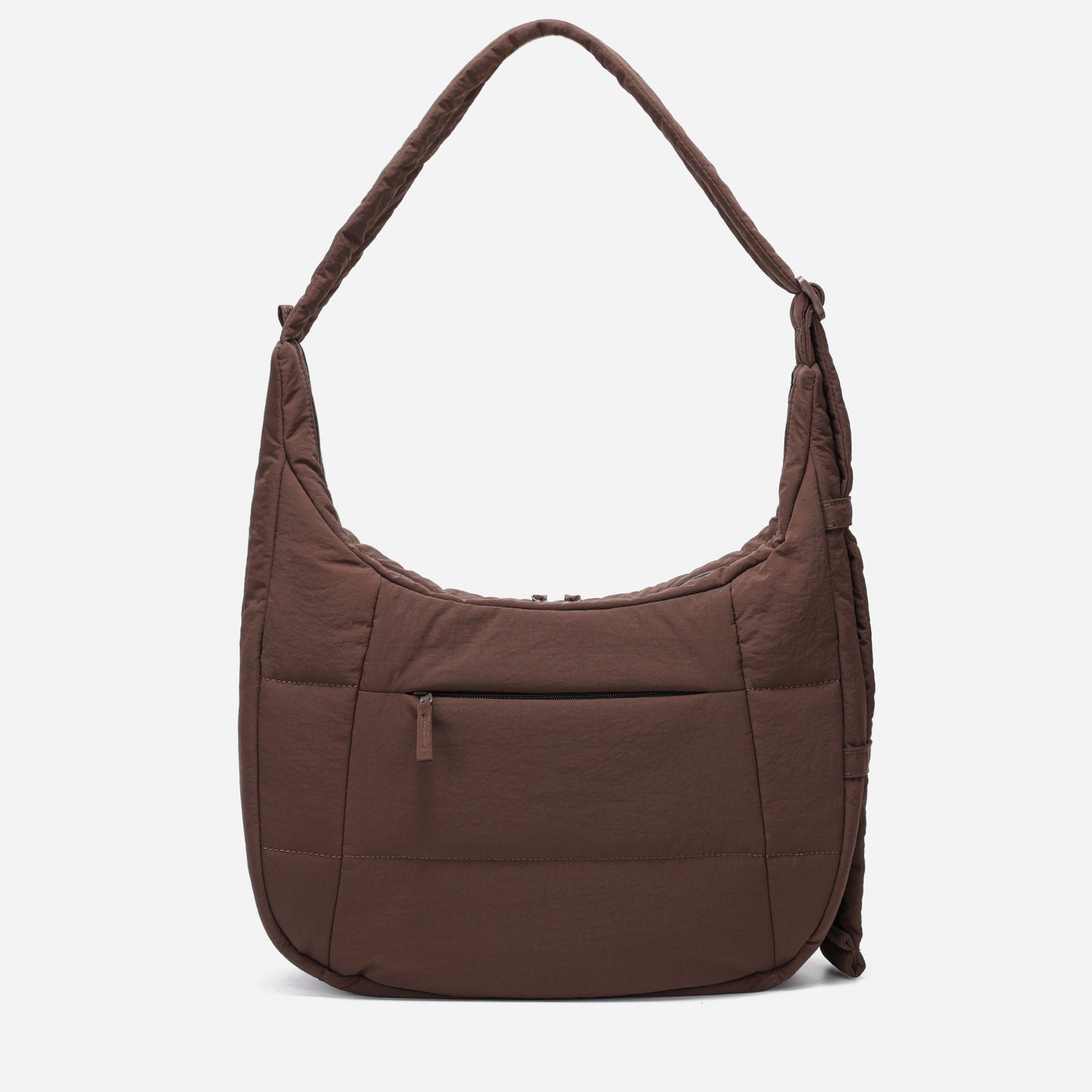 Puff Hobo Bag Crossbody Bags Dude & Bestie (Choco Brown)