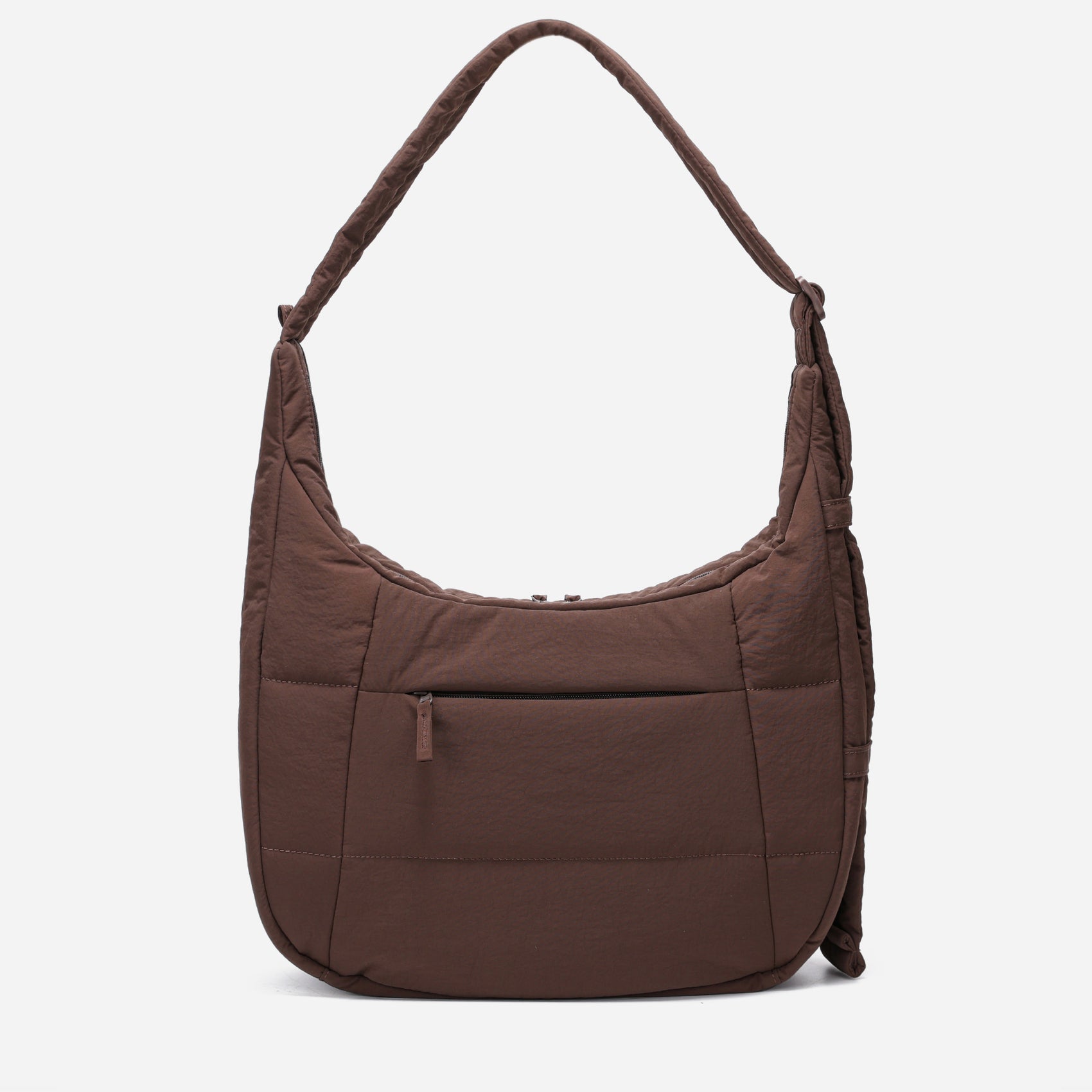 Puff Hobo Bag Crossbody Bags Dude & Bestie (Choco Brown)