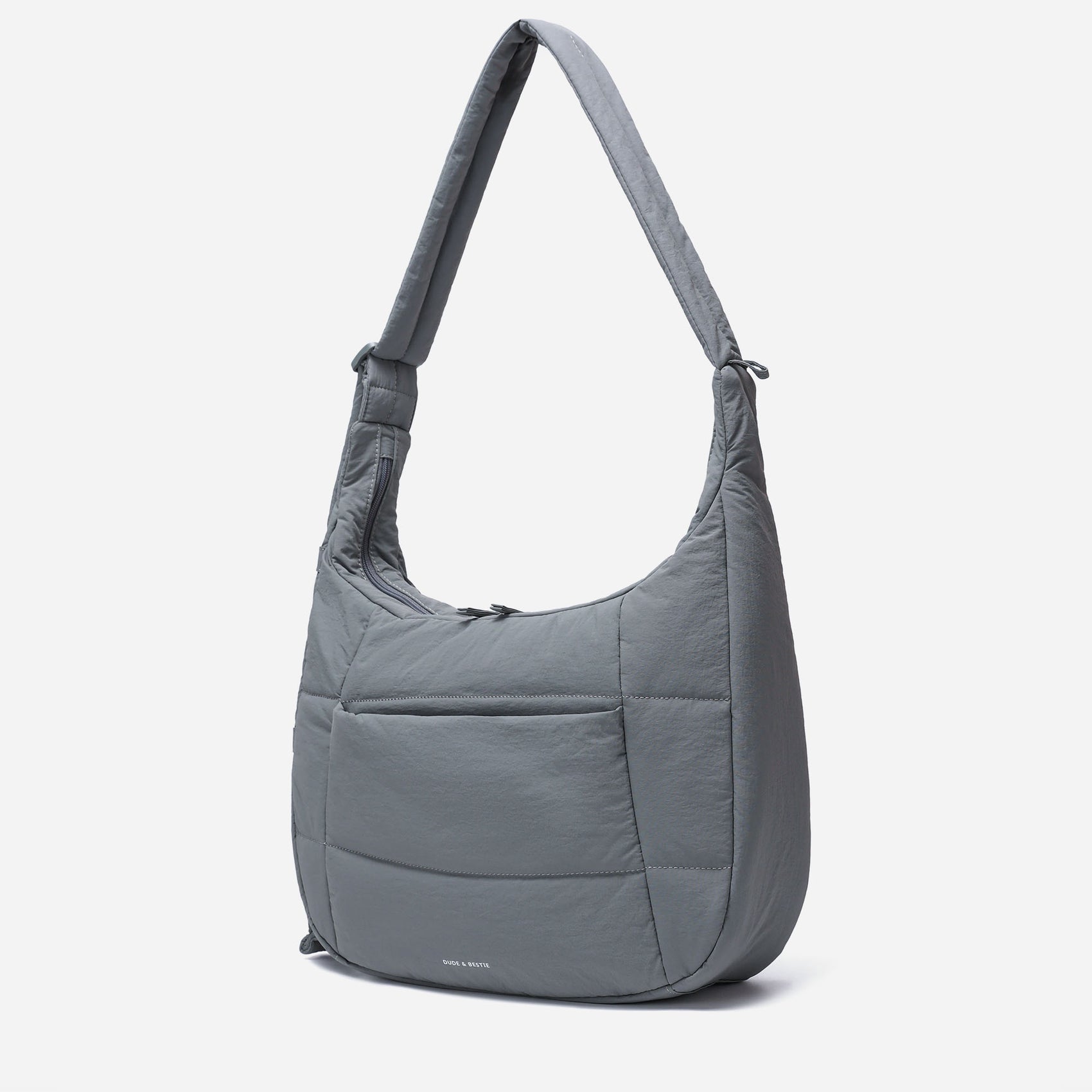 Puff Hobo Bag Crossbody Bags Dude & Bestie (Gray)
