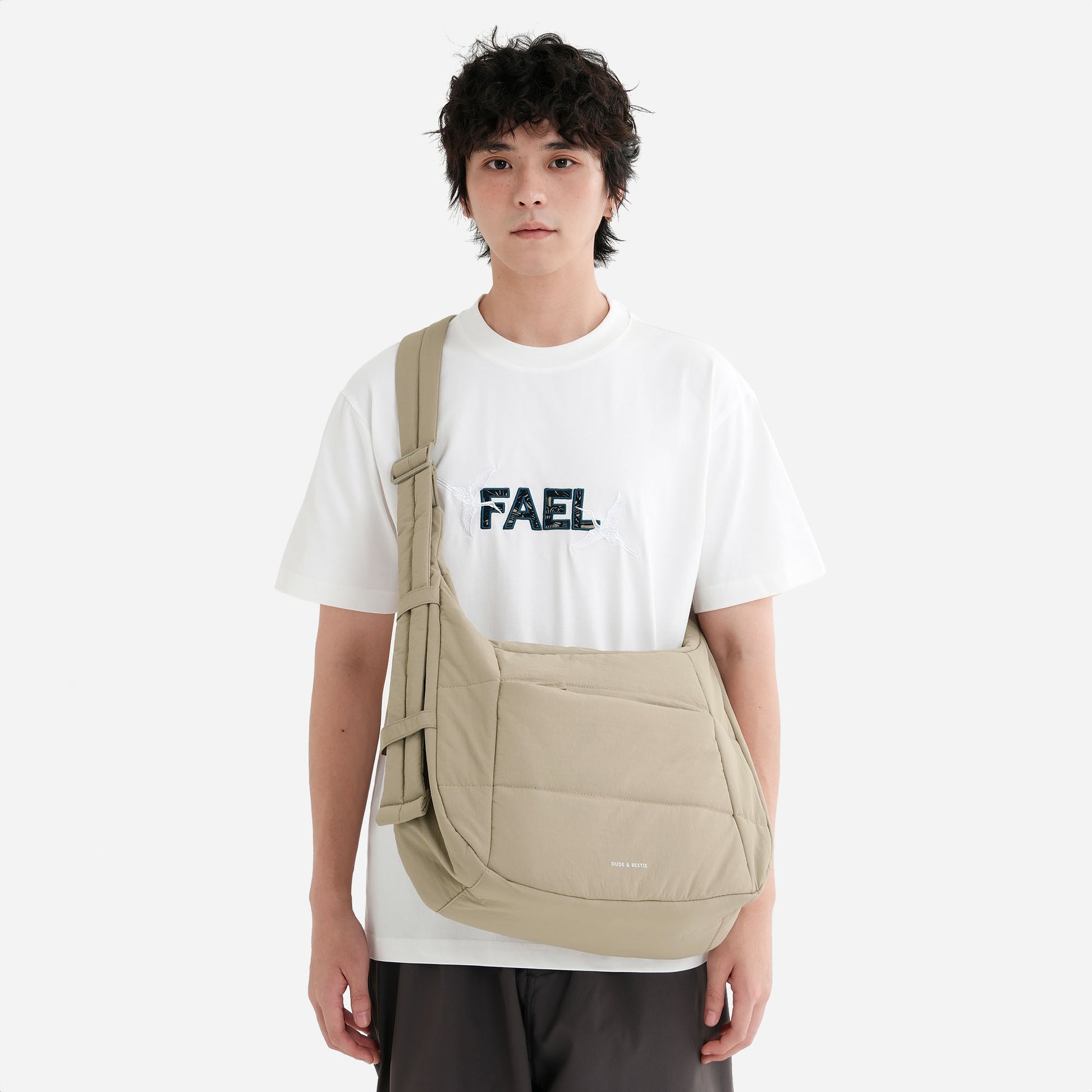 Puff Hobo Bag Crossbody Bags Dude & Bestie (Sage)