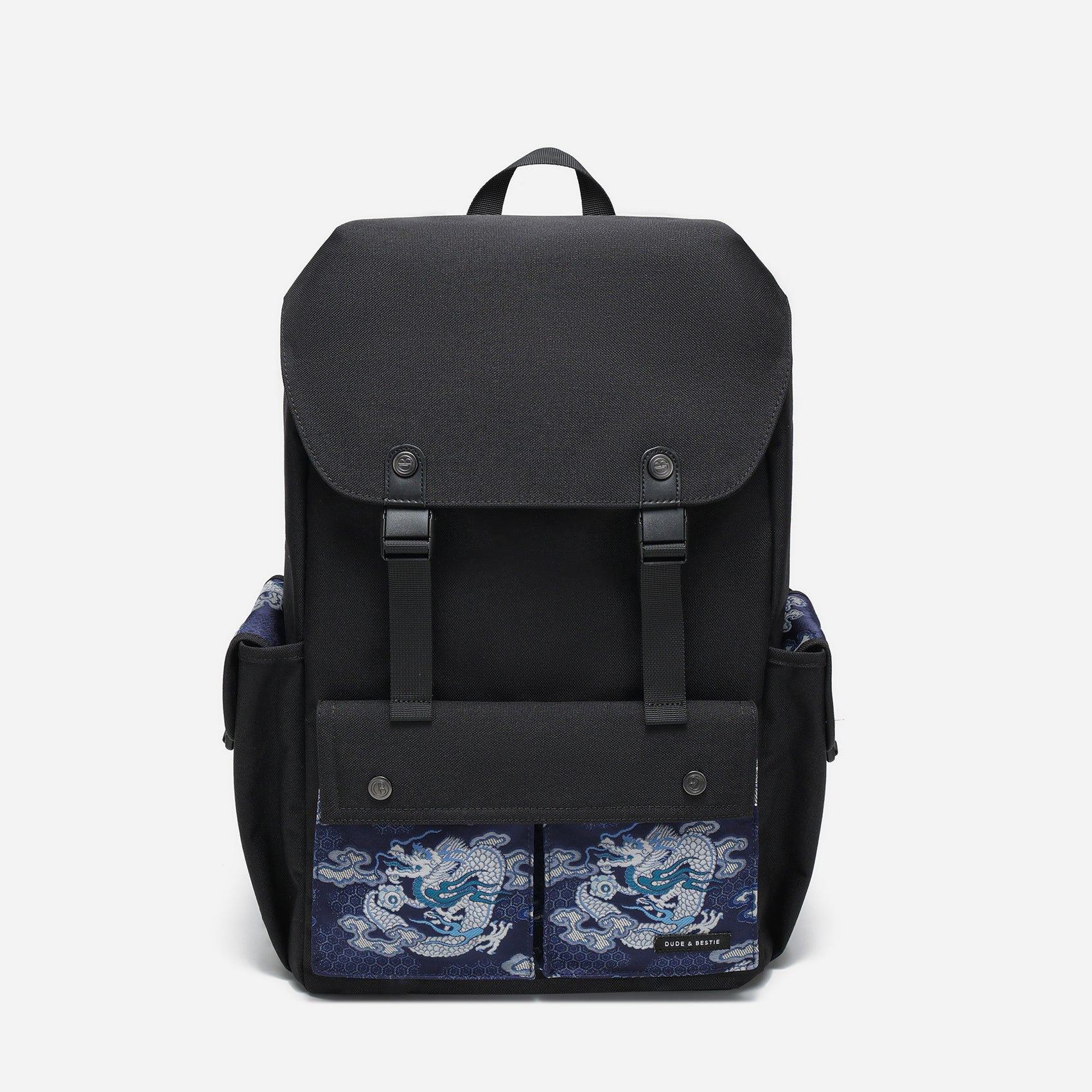 Dude & Bestie Predatir Backpack with Nishijin'ori in Ganryu Dragon Pattern