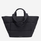 Puff Tote Bag Dude & Bestie (Black)