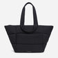 Puff Tote Bag Dude & Bestie (Black)