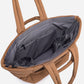 Puff Tote Bag Dude & Bestie (Mocha Brown)