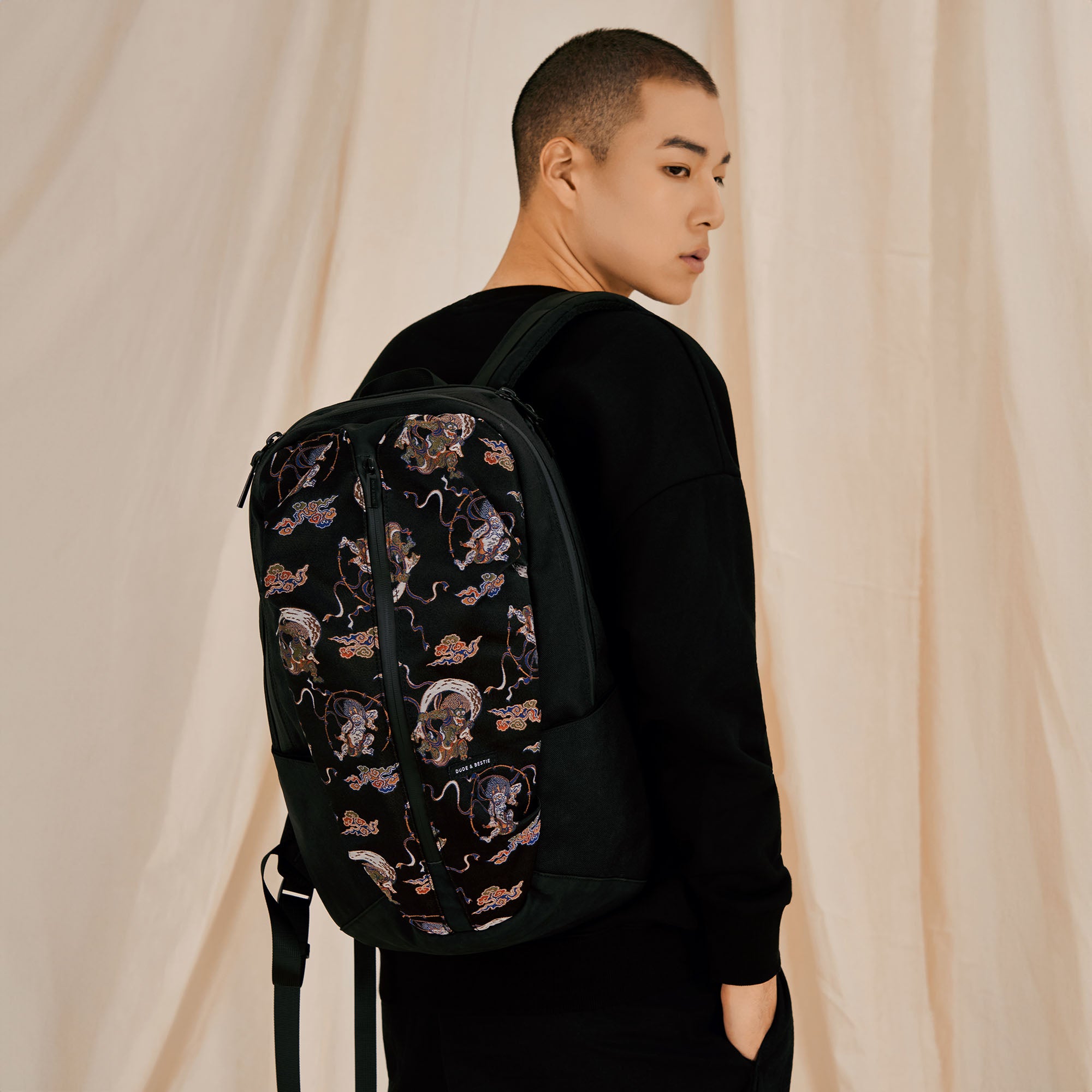 Limited Edition Nishijin-ori Backpack | Fujin & Raijin Japanese