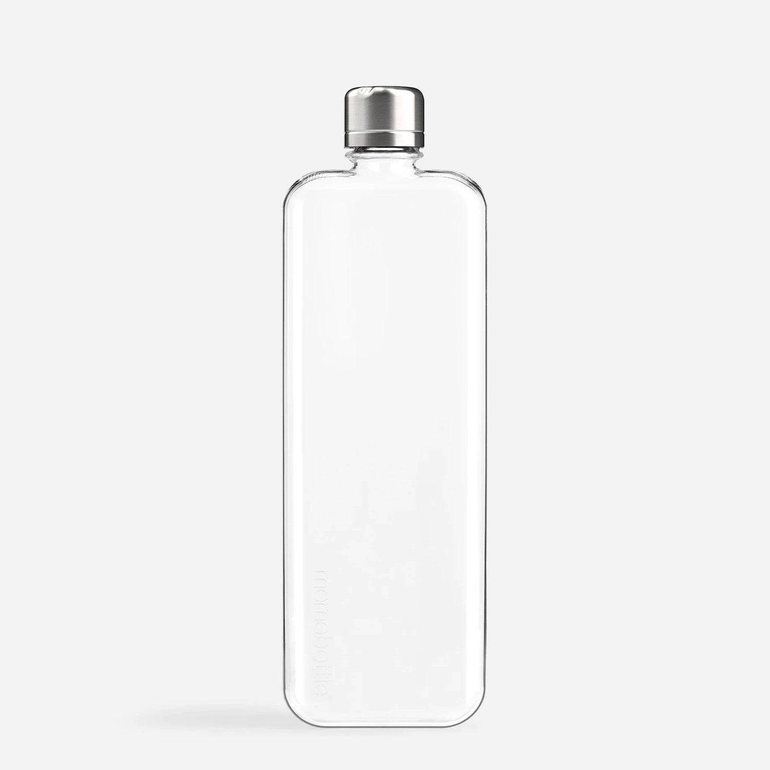 Memobottle Slim 透明水樽客製化圖案印製，適合放入 Dude & Bestie 包袋