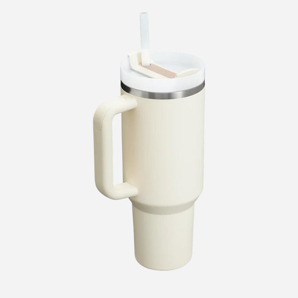 Stanley 1913 The Quencher H2.0 Flowstate™ Tumbler 40 OZ in Cream 2.0