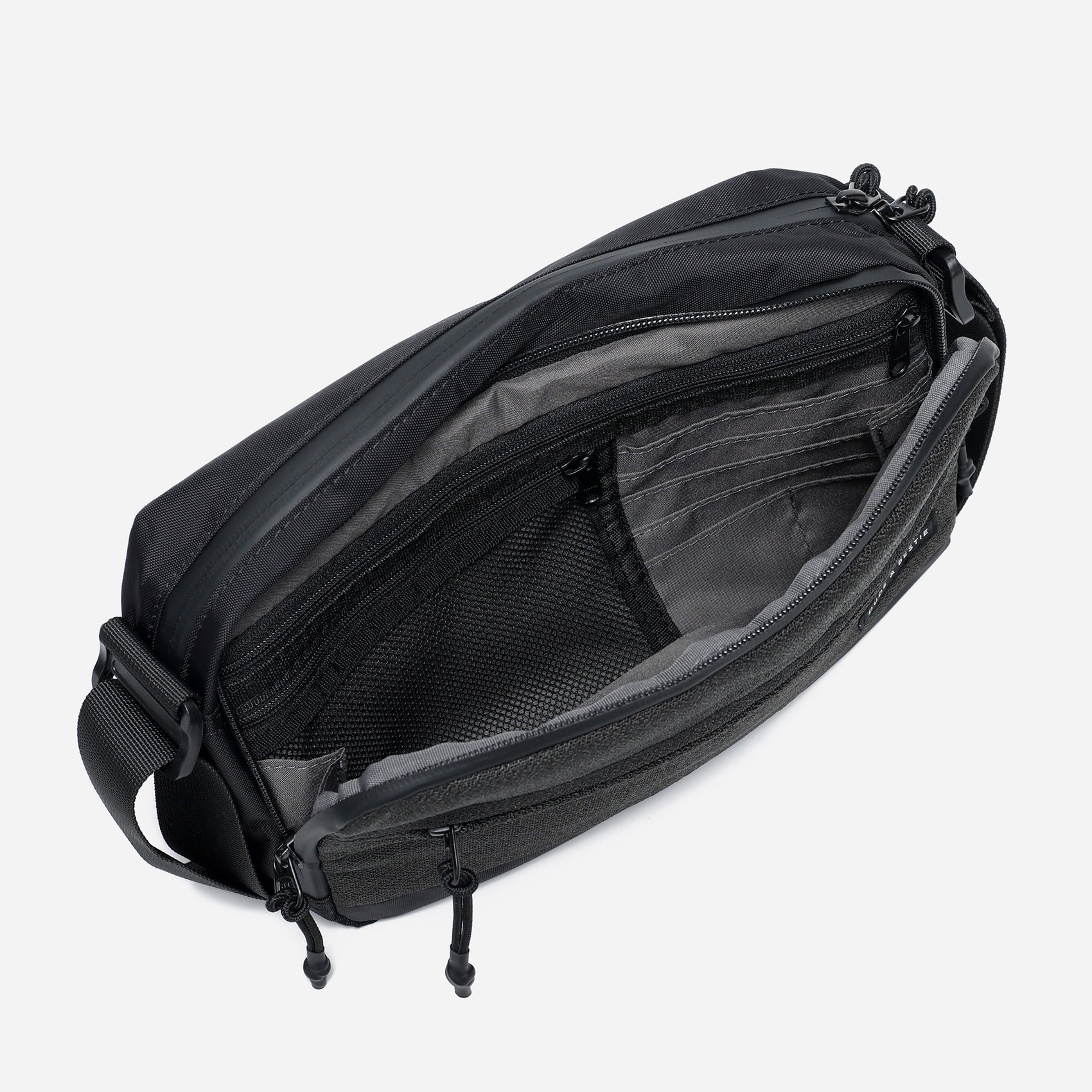 Anti-Theft Slash-Proof Travel Sling Bag Vault - Black Color