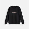 Swathshirt with Box Logo - Majestic Eagle Sweatshirts Dude & Bestie (Black)