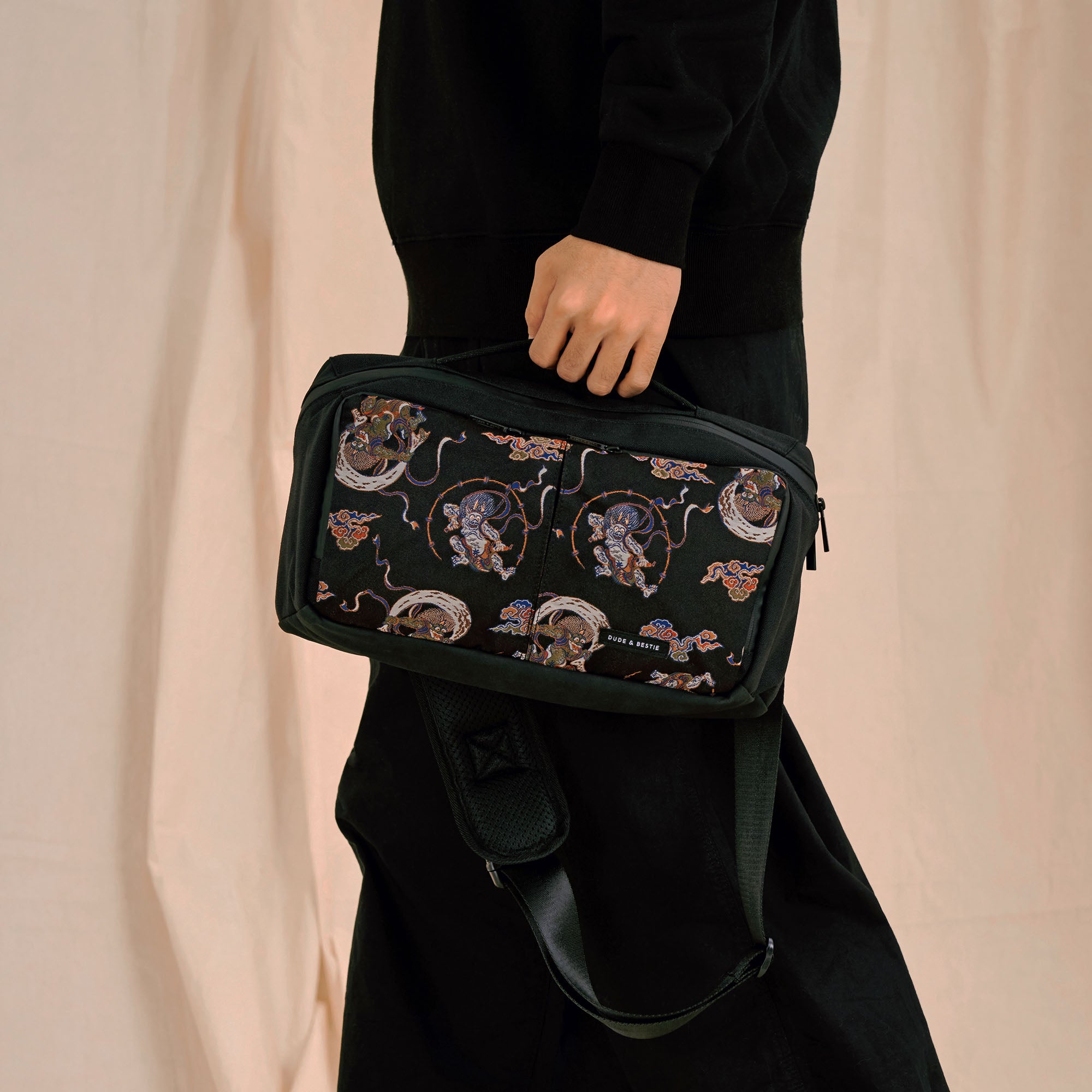 Nishijin Ori Fujin and Raijin Limited Edtion — Mount Sling Bag
