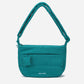 A teal color woven Corduroy Puff shoulder bag by Dude & Bestie Winter 2026