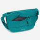 A teal color woven Corduroy Puff shoulder bag by Dude & Bestie Winter 2026