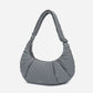 Puff Croissant Bag (Cold Gray)
