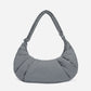 Puff Croissant Bag (Cold Gray)